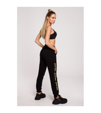 M621 GOOD VIBES logo pants - black