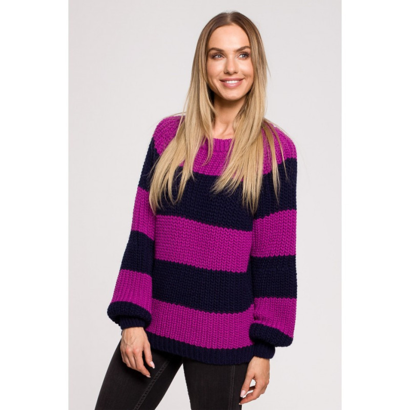 M632 Striped Sweater - model 2