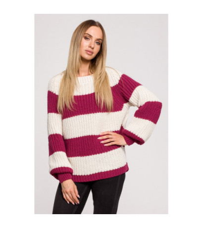 M632 Striped Sweater - model 3