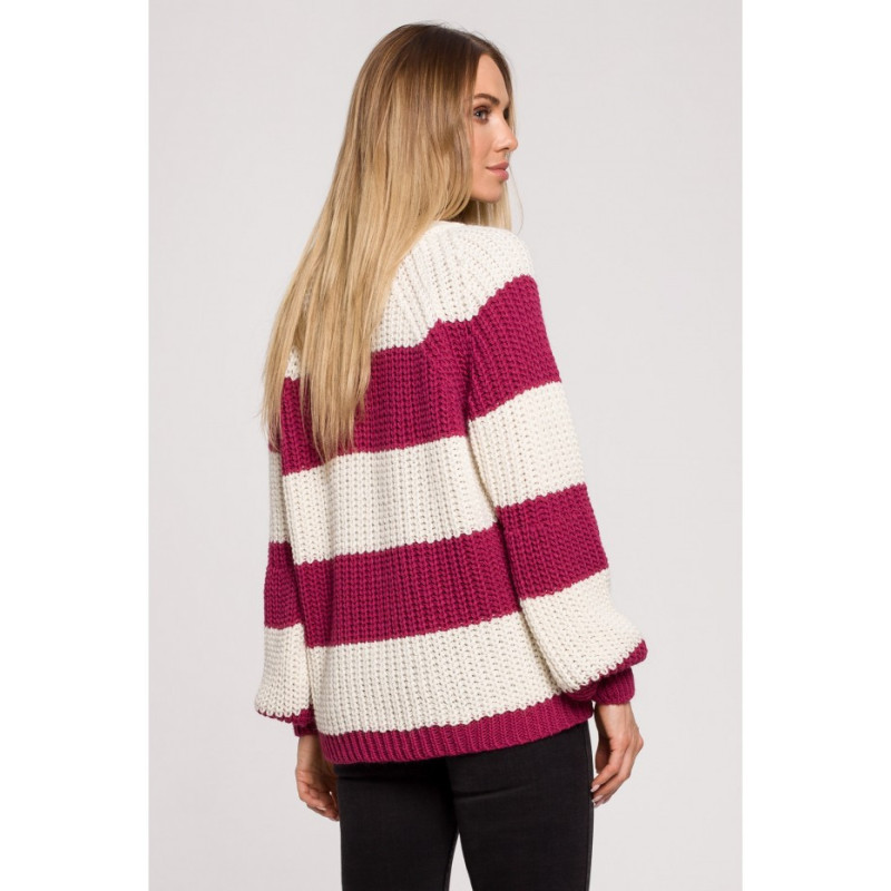 M632 Striped Sweater - model 3