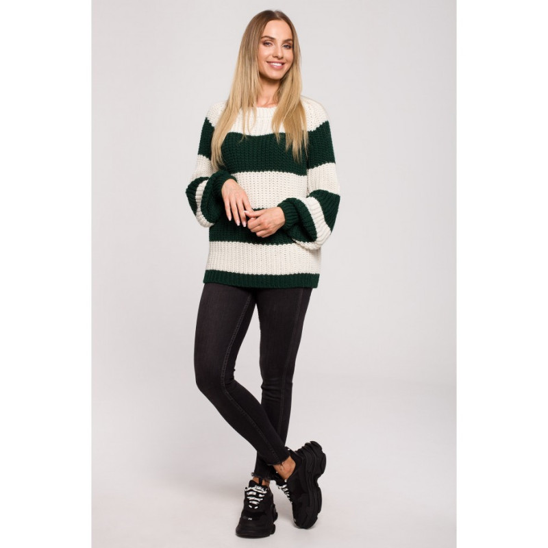 M632 Striped Sweater - model 4