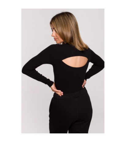 B209 Body with back slit - black