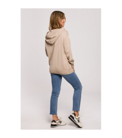 BK073 Hooded sweater - beige