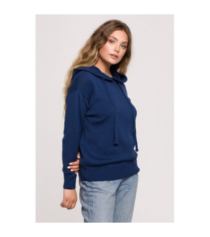 BK073 Hooded sweater - navy...