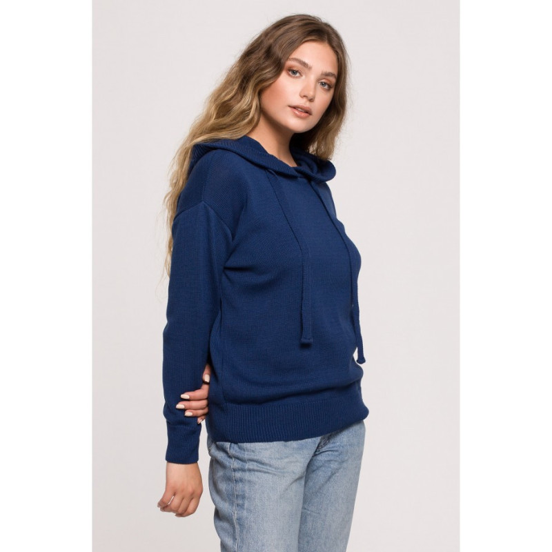 BK073 Hooded sweater - navy blue