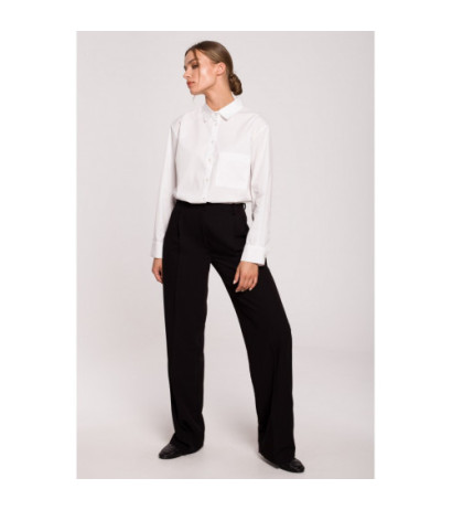 S283 Classic tailored pants - black