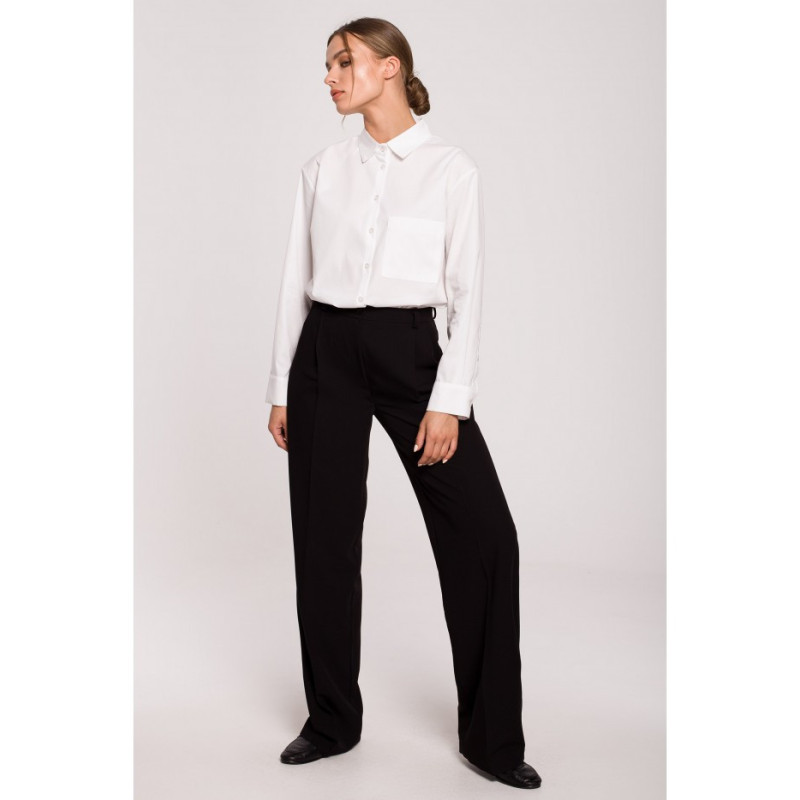 S283 Classic tailored pants - black