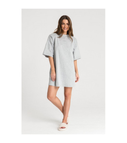 LA068 Cotton nightgown - ashen