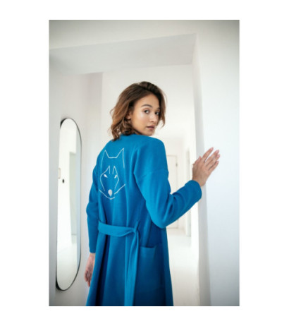 LA078 Wafer knit bathrobe - nautical