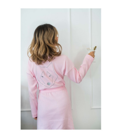 LA078 Wafer knit bathrobe -...