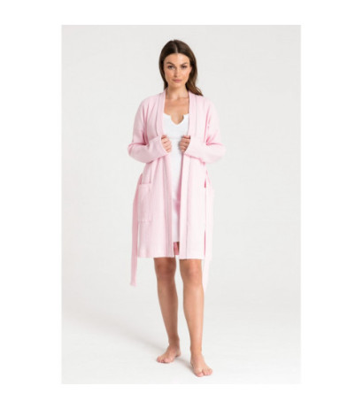 LA078 Wafer knit bathrobe - pink