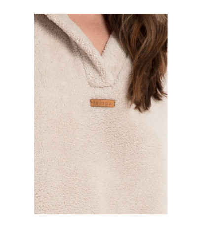 LA081 Plush oversize sweatshirt - cappuccino