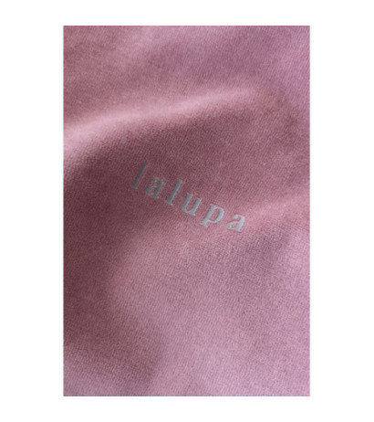 LA084 Velour sweatshirt with piping - dirty pink