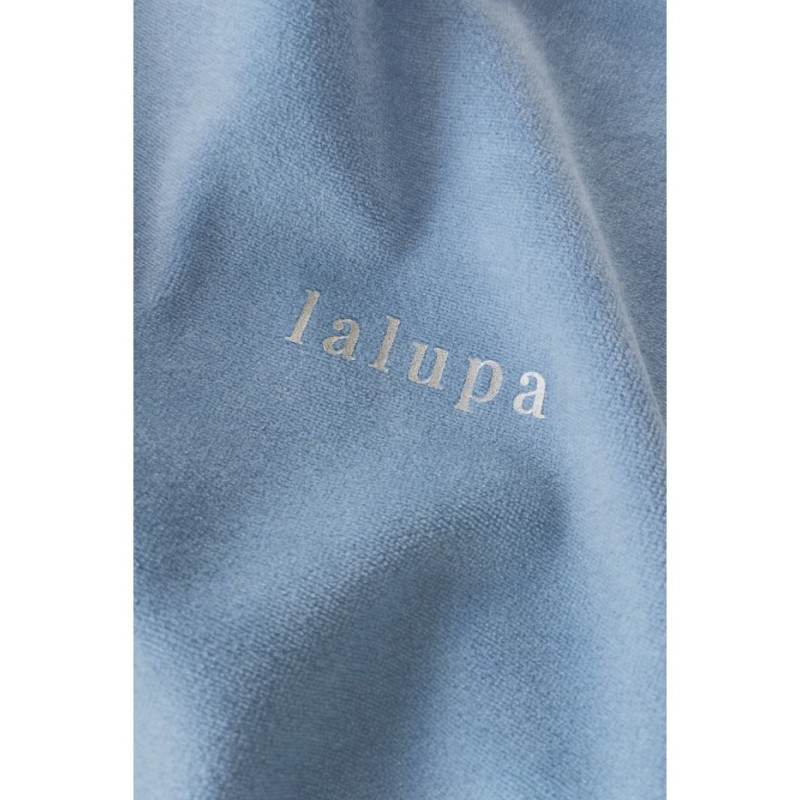 LA084 Velour sweatshirt with piping - blue