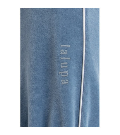 LA085 Velour pants with piping - blue