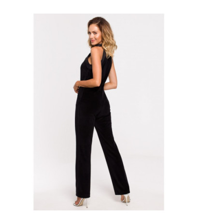 M642 Velour jumpsuit - black