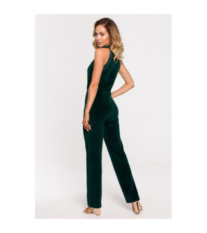 M642 Velour jumpsuit - green