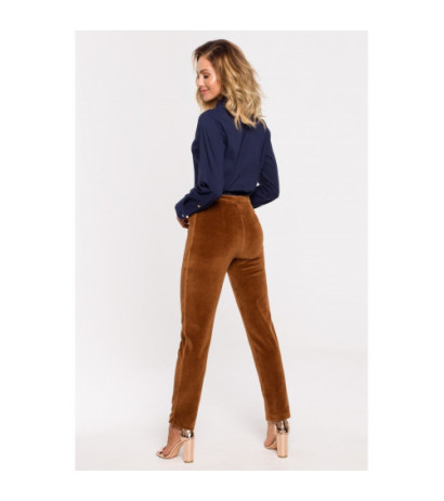 M644 Velour pants - cognac