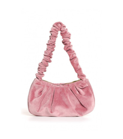 M657 Velour shoulder bag - dirty pink