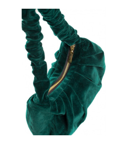 M657 Velour shoulder bag - green