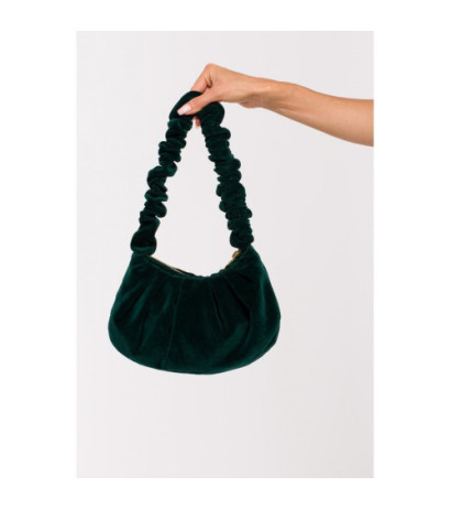 M657 Velour shoulder bag - green