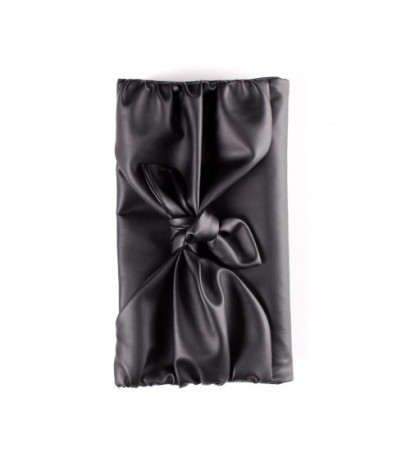 M658 Faux leather clutch bag - black