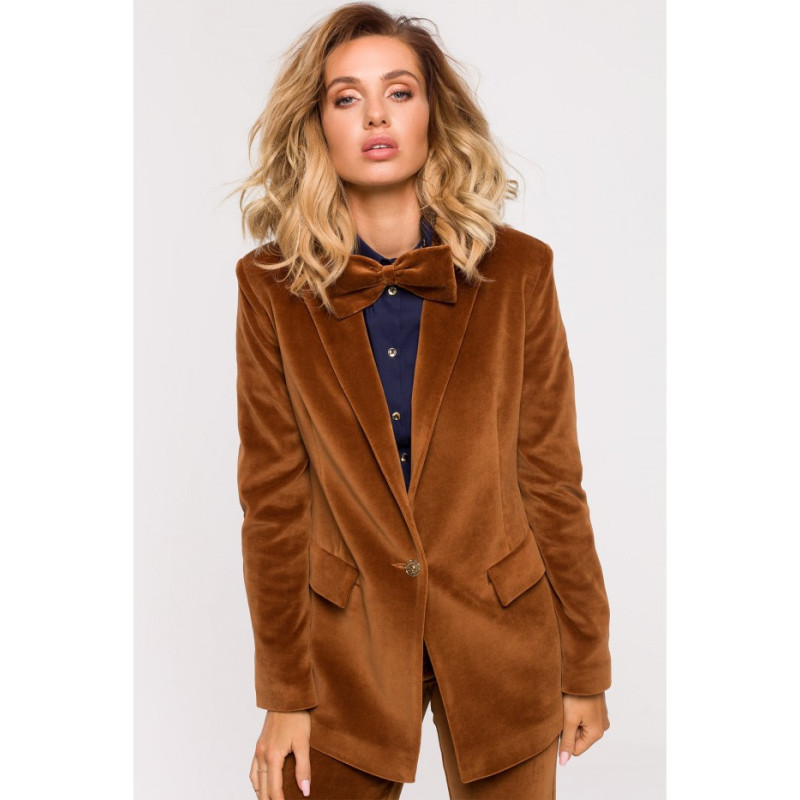 M663 Velour fly - cognac