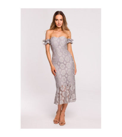 M672 Lace dress - gray