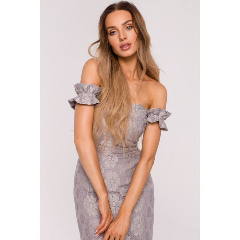 M672 Lace dress - gray