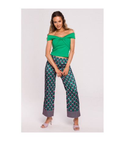 M677 Printed culotte pants...