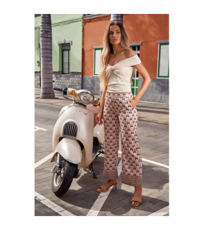 M677 Printed culotte pants...