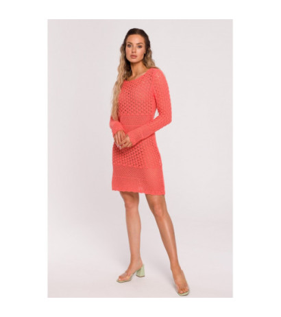 M685 Openwork dress - peach