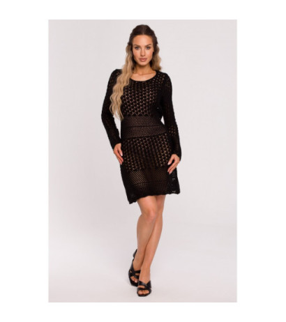 M685 Openwork dress - black