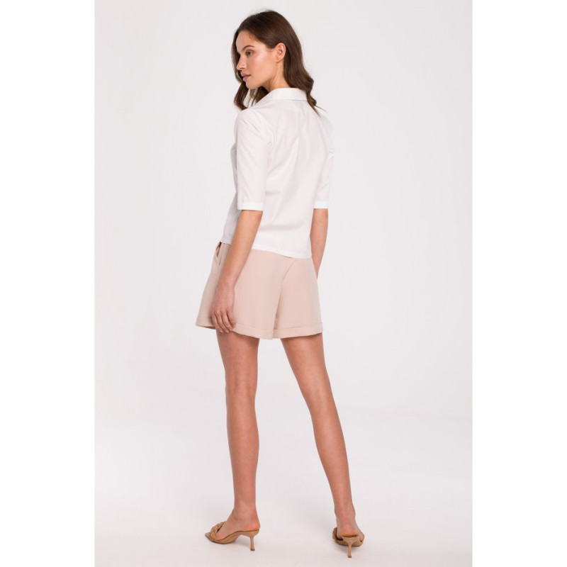 K125 Shirt with collar - white