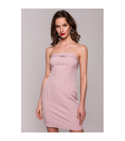 K131 Smooth corset dress - dirty pink