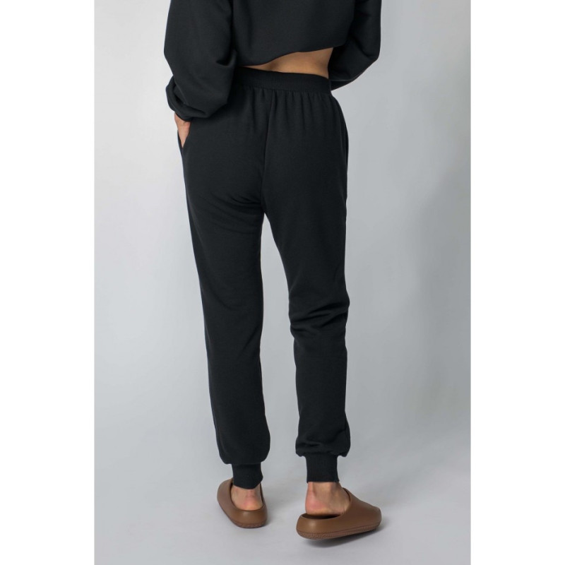 LA112 Sweatpants with drawstrings - black