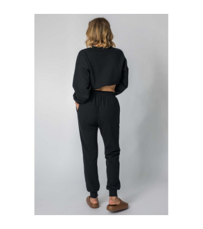 LA112 Sweatpants with drawstrings - black