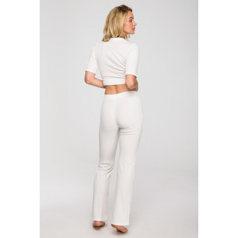 LA117 Ribbed pants - ecru