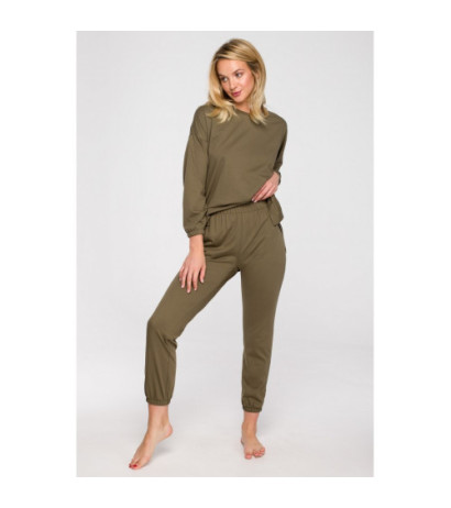 LA123 Long sleep pants - khaki