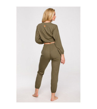 LA123 Long sleep pants - khaki