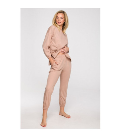 LA123 Long sleep pants - nude