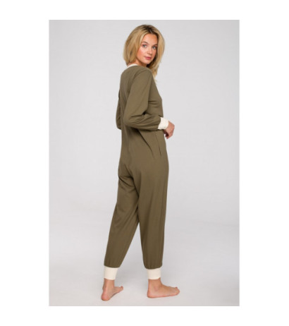 LA124 Long sleepsuit - khaki