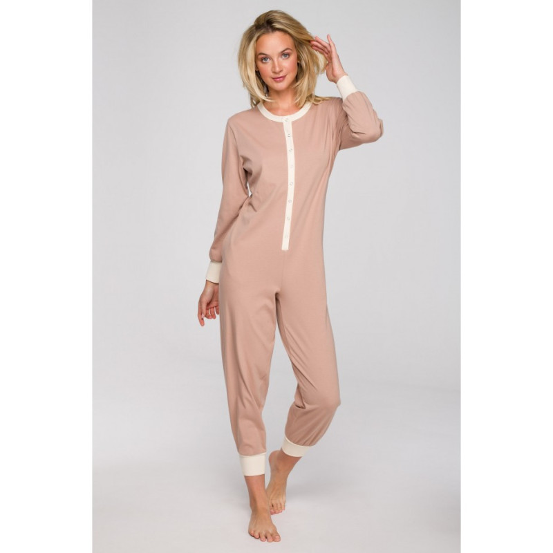 LA124 Long sleepsuit - nude