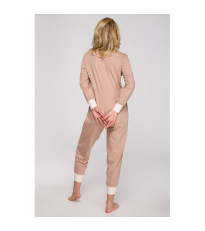 LA124 Long sleepsuit - nude