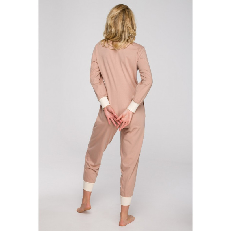 LA124 Long sleepsuit - nude