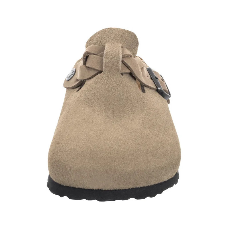 Birkenstock Boston Braided Taupe 1026667 (BK286-a) Women's Shoes/Flip Flops