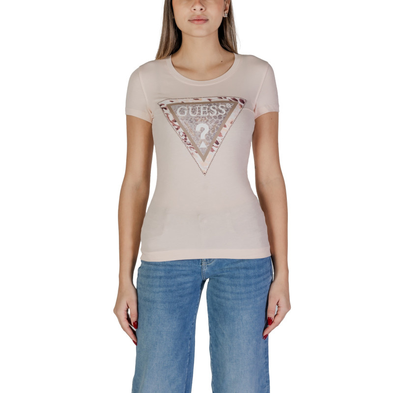 Guess T-shirts W5RI22 J1314 Pink