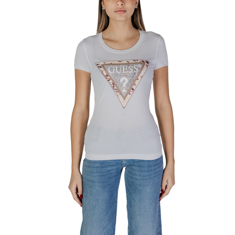 Guess T-shirts W5RI22 J1314 White