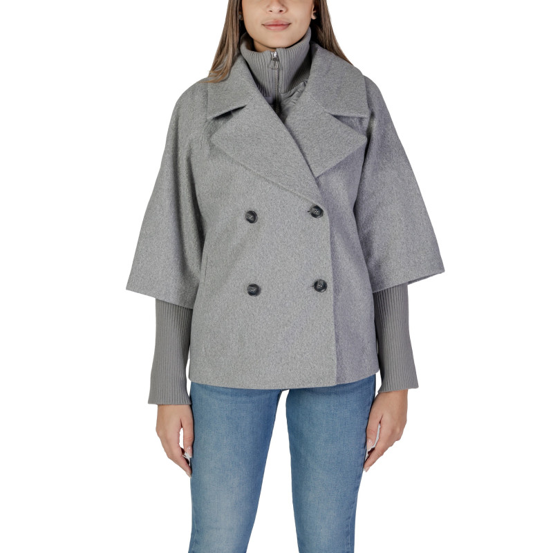 Jacqueline De Yong Coat 15337889 Grey