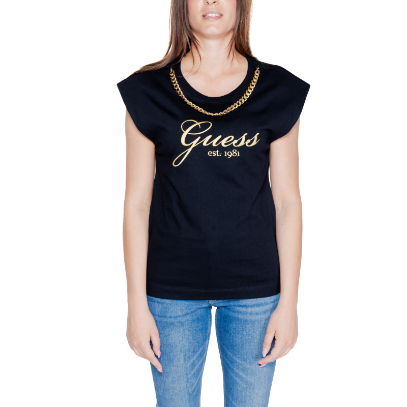 Guess T-shirts W4YI16 I3Z14 Black